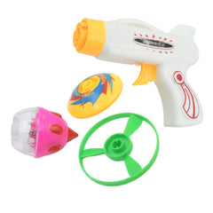 Flash & Sound Super Speed Spinner Gun Set for Kids (Battery Not Included / 1 Pc ) - Bhavnagar Deodap