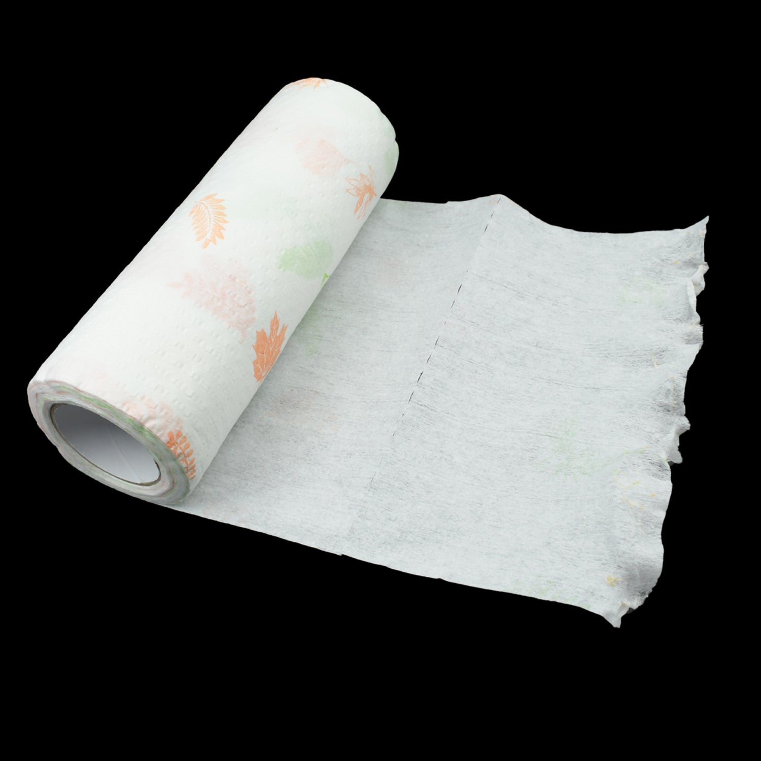 Non Woven Reusable and Washable Kitchen Printed Tissue Roll Non-stick Oil Absorbing Paper Roll Kitchen Special Paper Towel Wipe Paper Dish Cloth Cleaning Cloth 40 sheets / Pulls - Bhavnagar Deodap