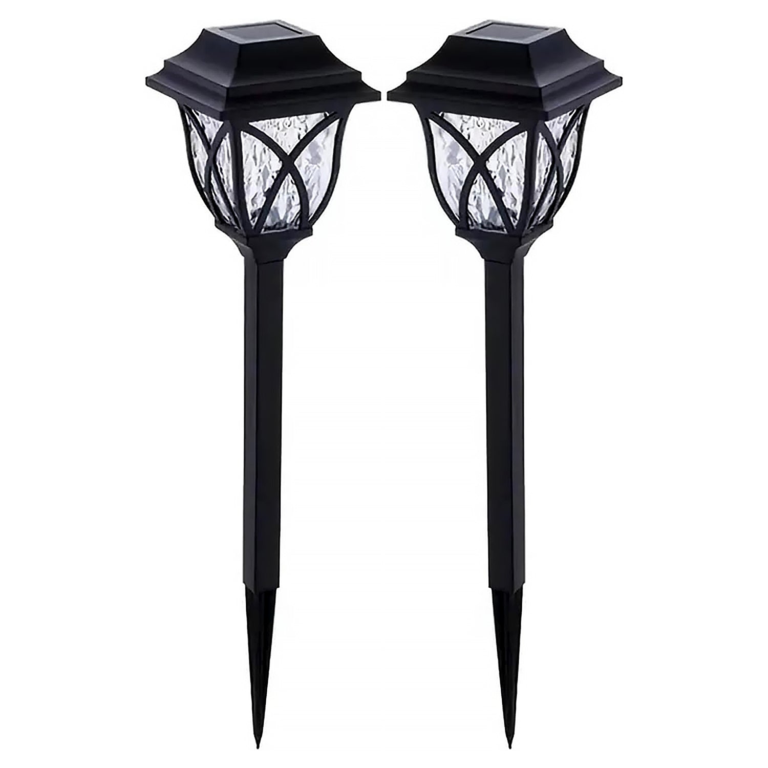 Solar Garden Lights LED Outdoor Stake Spotlight Fixture for Garden Light (Pack of 2pc ) - Bhavnagar Deodap