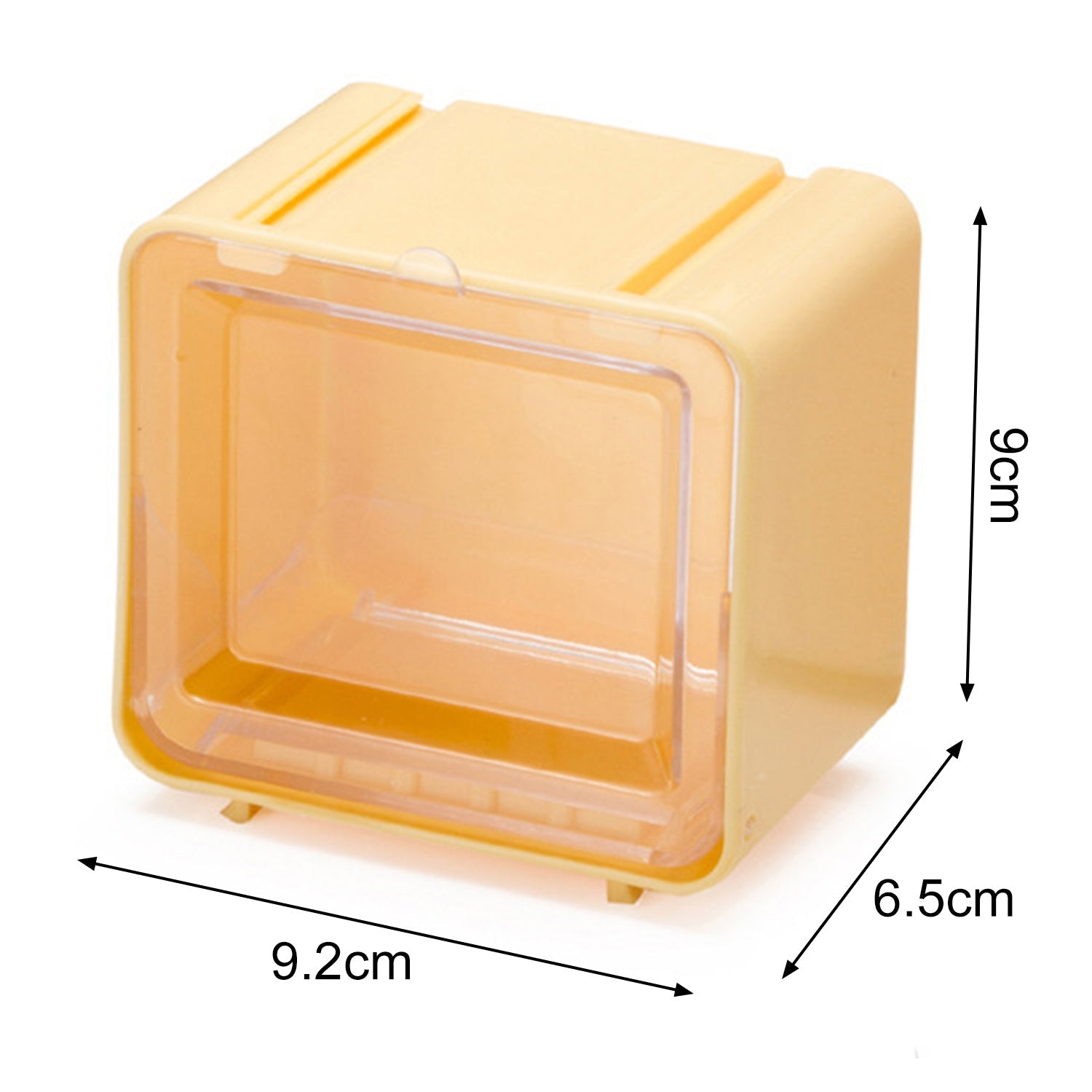 Storage Box Storage Container Tape Storage Boxes Durable Convenient Plastic Transparent Lid Visible Tape Storage Box / Case for Office - Bhavnagar Deodap