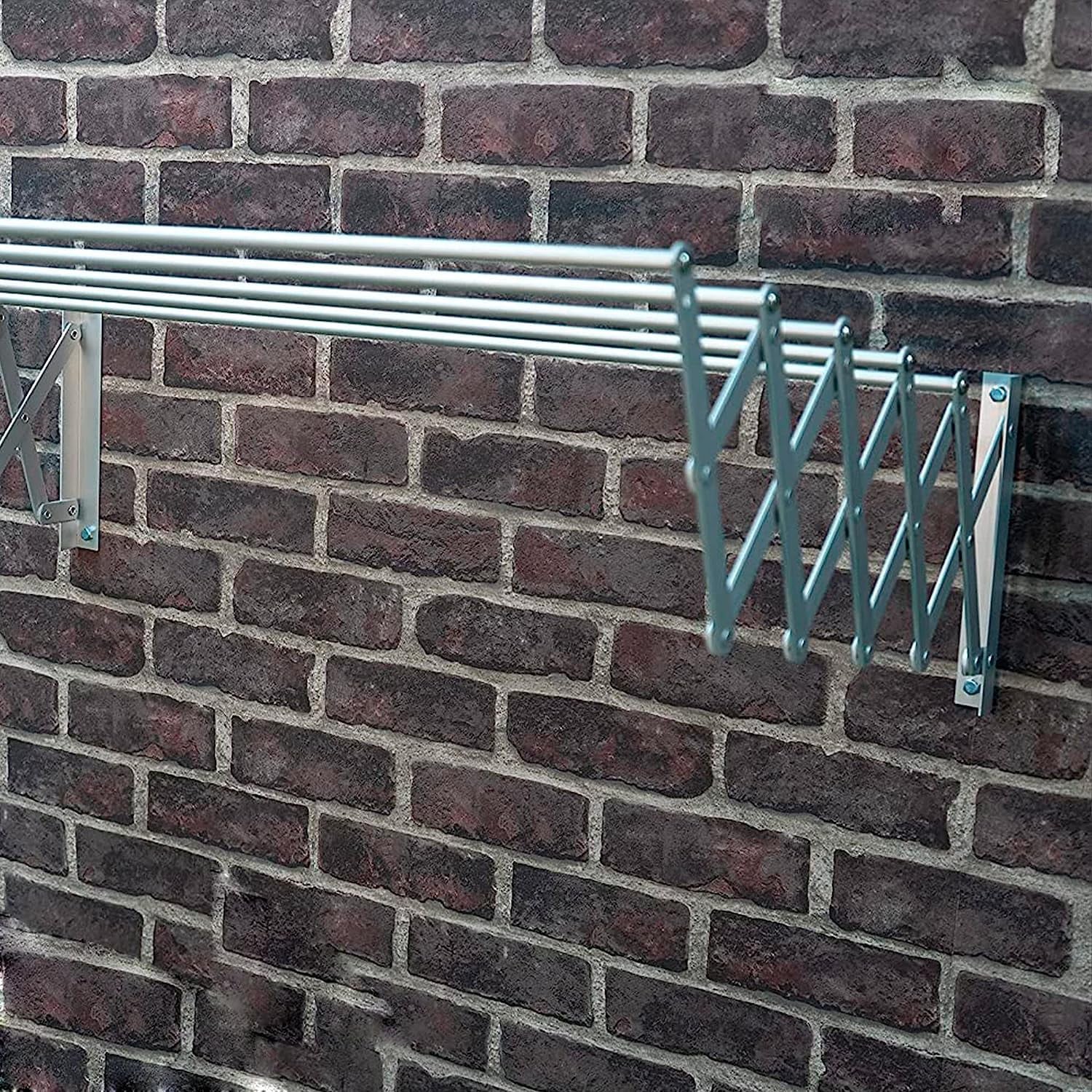 Foldable Extendable Drying Rack | Suitable for Hanging All Types of Clothes | Ideal for Interior and Exterior, Made of High Resistance Aluminum for Bathroom Indoor Outdoor - Bhavnagar Deodap