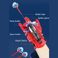 Web Shooter Toy for Kids Fans, Launcher Wrist Gloves Toys For Kids, Boys Superhero Gloves Role-Play Toy Cosplay, Sticky Wall Soft Bomb Funny Children's Educational Toys - Bhavnagar Deodap