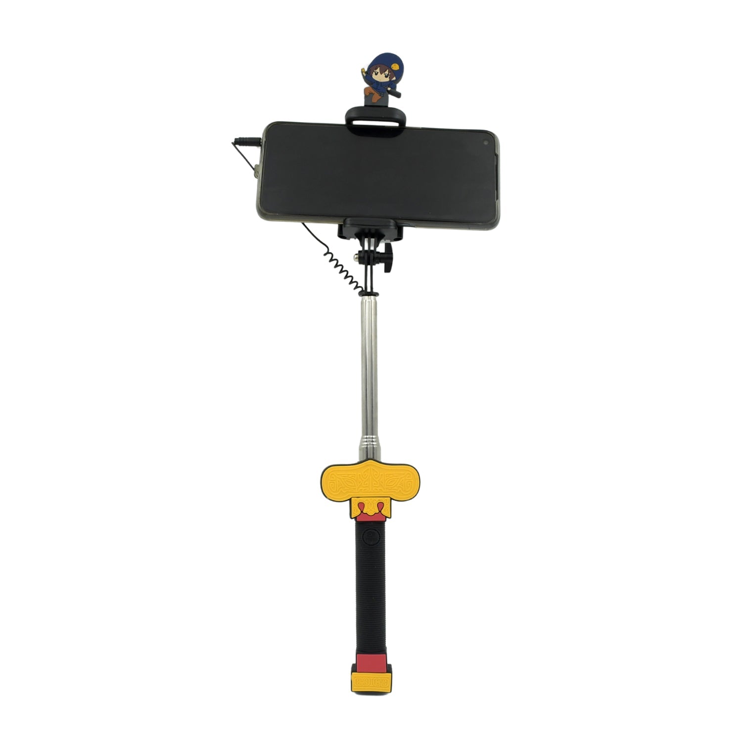 Selfie Sticks Box with Aux Wire for All Smart Phones, Extendable Self Portrait Selfie Stick (1 Pc ) - Bhavnagar Deodap