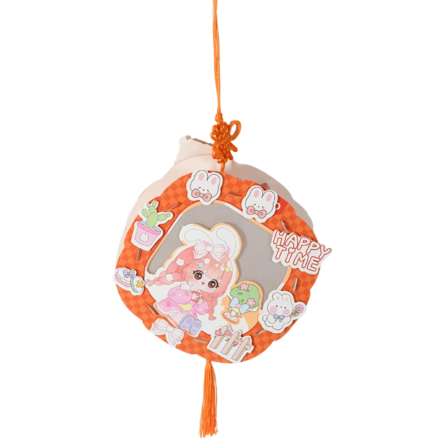 DIY Traditional Lanterns Handmade Cartoon Paper Lanterns, Antique Portable Lantern Hollow-Out Projection Luminescent LED Lamp DIY Hanging Paper Lanterns for Festival Party Decor - Bhavnagar Deodap