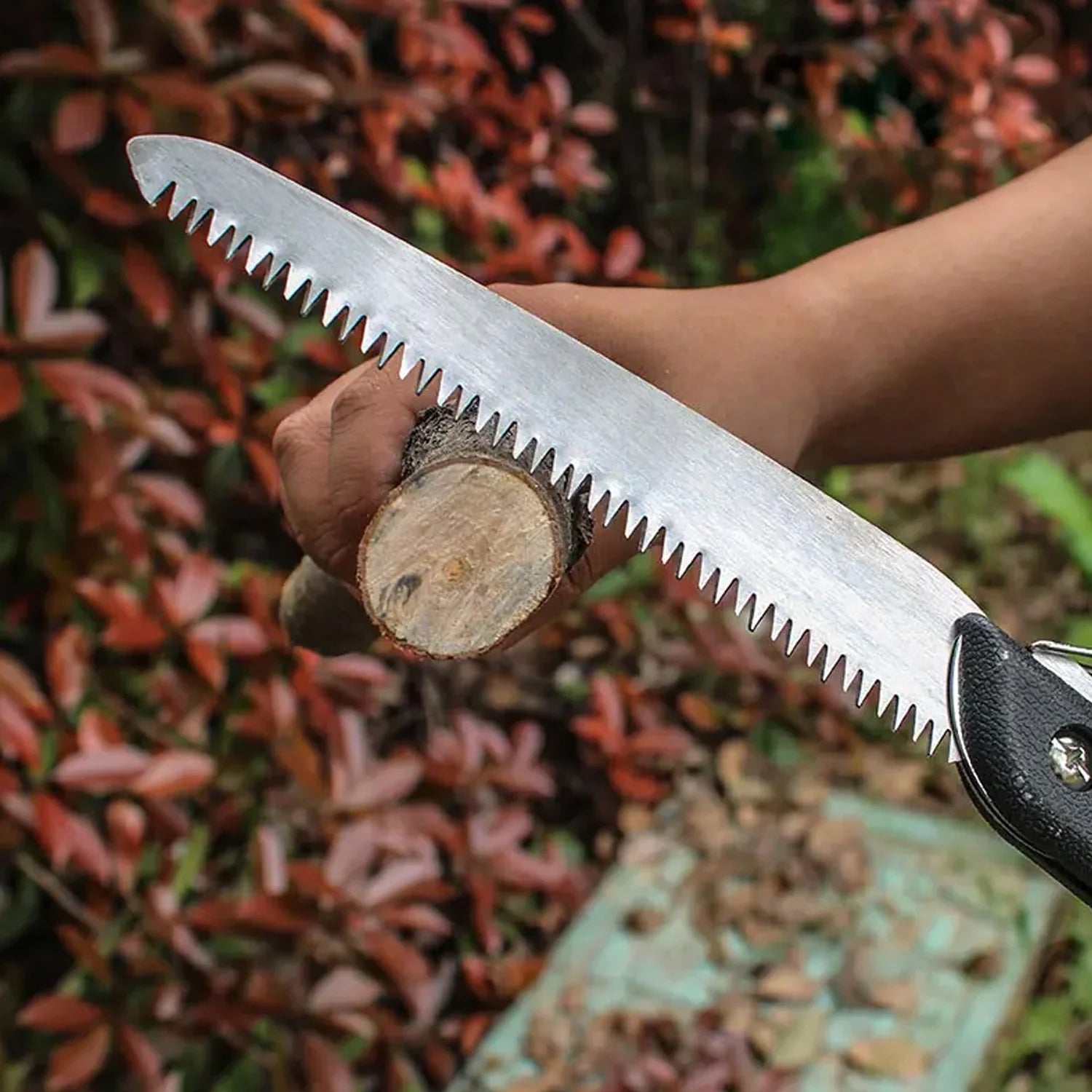 Folding Handsaw, Pruning Saws for Tree Trimming Camping, Gardening, Hunting. Cutting Wood, PVC, Bone - Bhavnagar Deodap