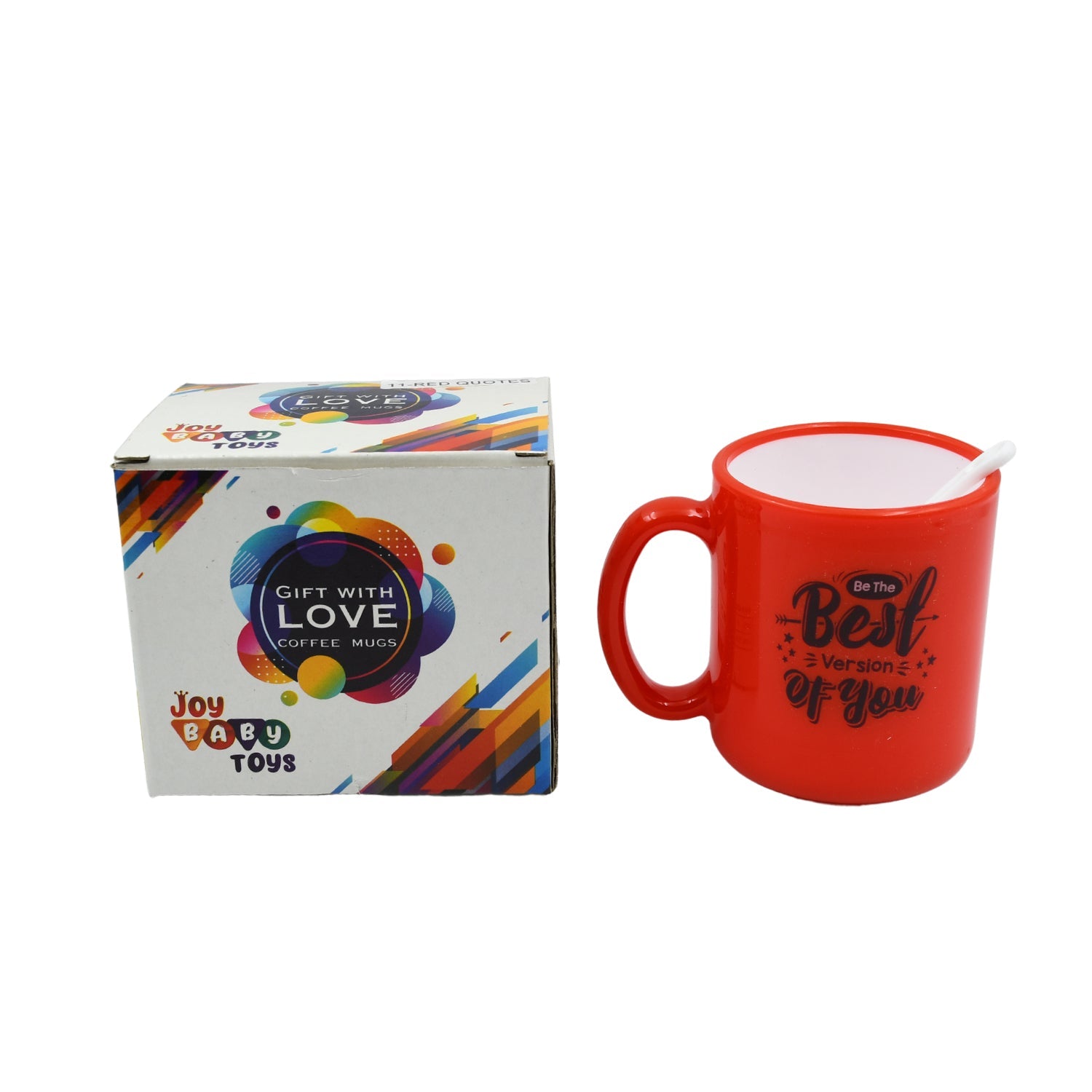 Coffee Mug With Spoon and box packing, Design Coffee Mug Used for Drinking and Taking Coffees and Some Other Beverages in All Kinds of Places - Bhavnagar Deodap