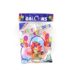 Multicolor Balloons Kinds of Latex Balloons for Birthday / Anniversary / Valentine's / Wedding / Engagement Party Decoration Birthday Decoration Items for Kids Multicolor (24 Pcs Set) - Bhavnagar Deodap