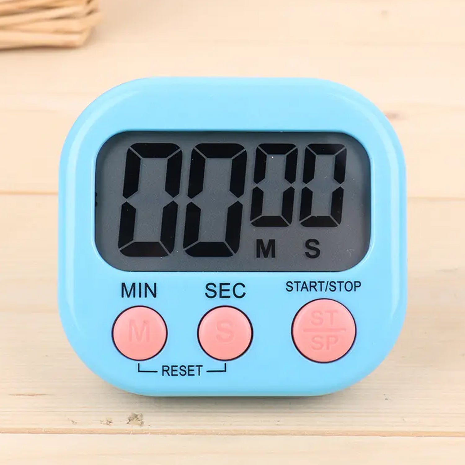 Digital Kitchen Timer Clear Big Digits 0-99 Min for Cooking Office Clock - Bhavnagar Deodap