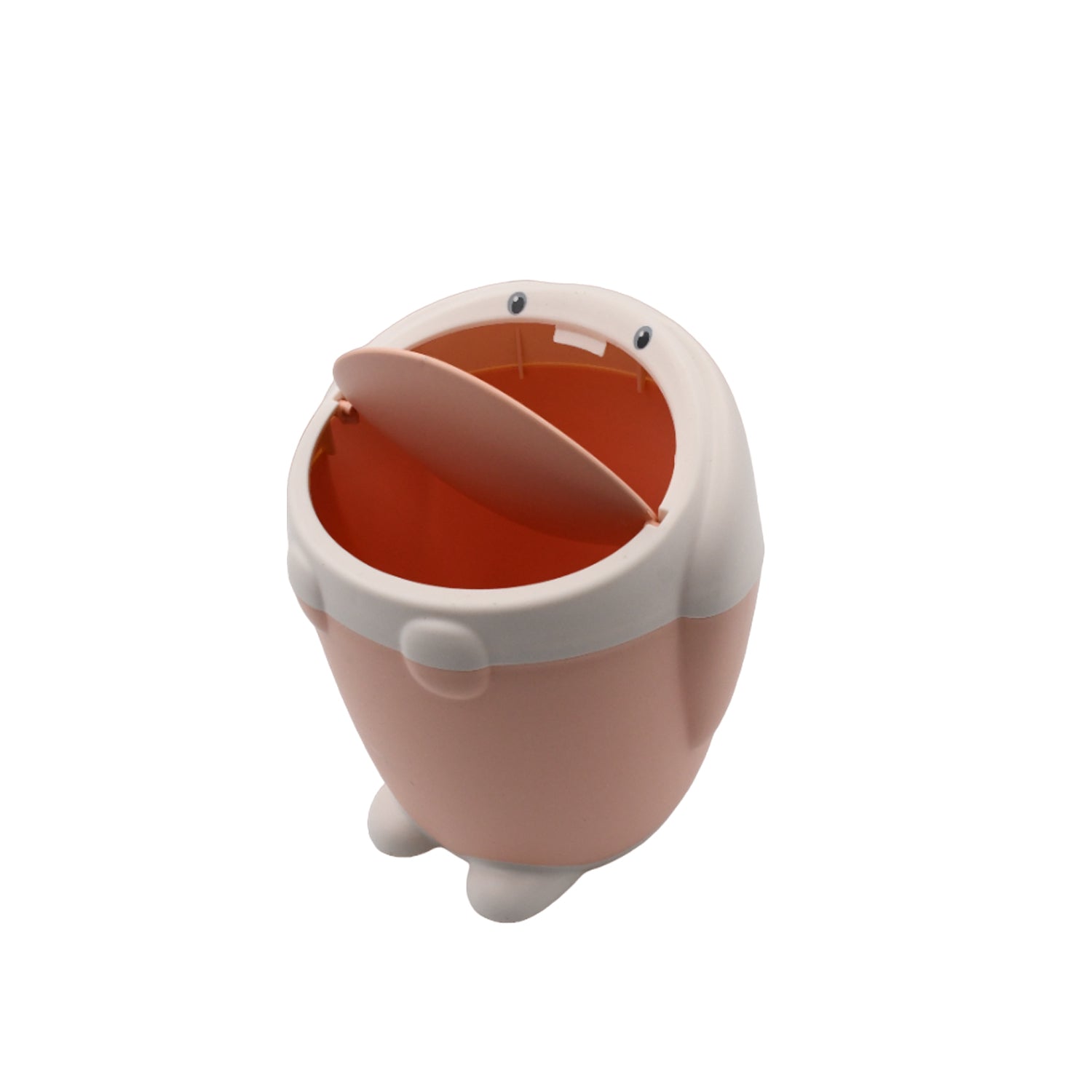 Little White Rabbit Trash Can Small Garbage can with lid Trash can for Cars Mini Dumpster for Desk Tabletop Litter bin Bunny Trash can Rabbit Garbage can,Mini Dustbin Garbage can for Desk - Bhavnagar Deodap