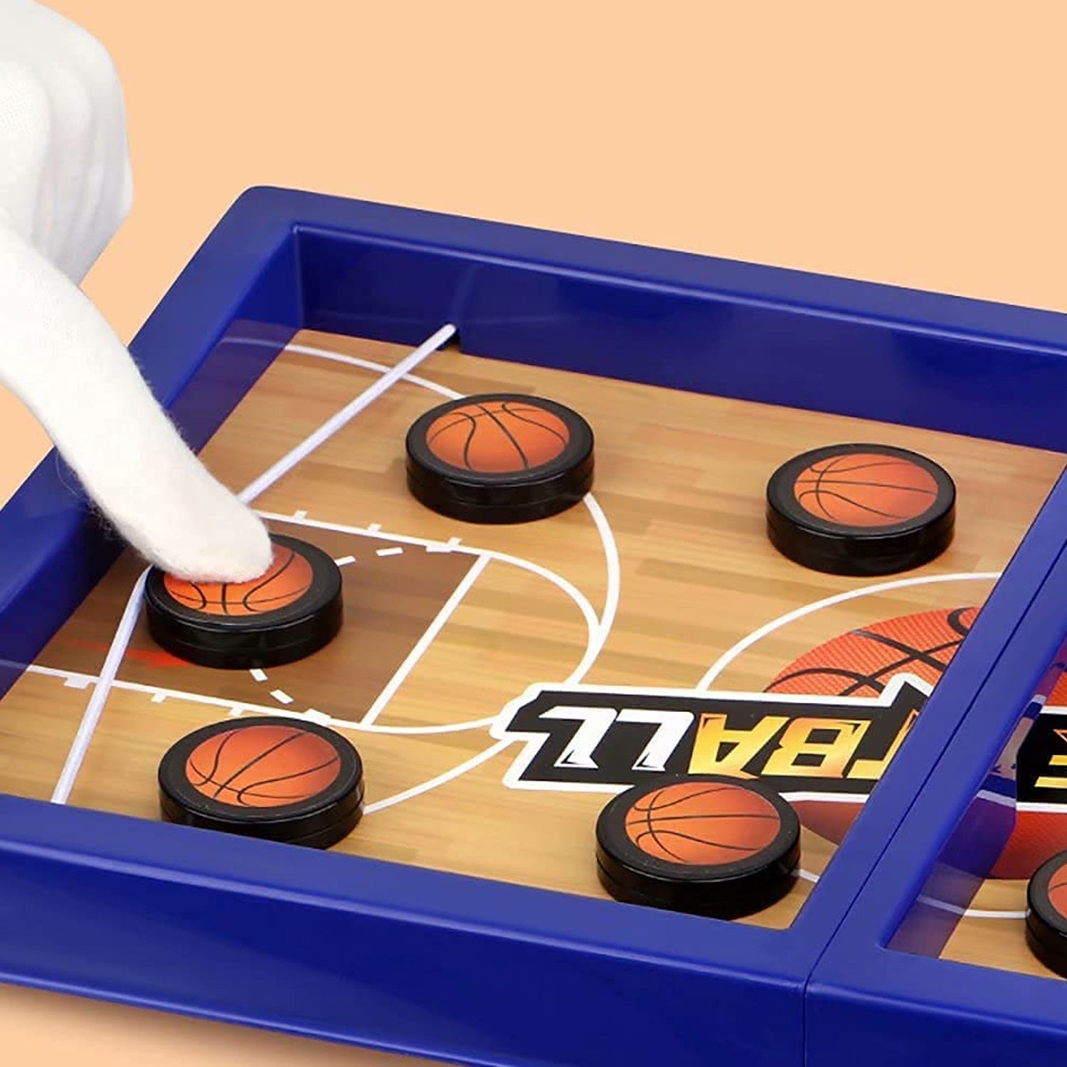 Fast Sling Basketball Puck Game Paced Table Desktop Battle Ice Hockey Game for Adults and Kids Parent-Child Winner Board Games Interactive Toy, Desktop Table Game - Bhavnagar Deodap