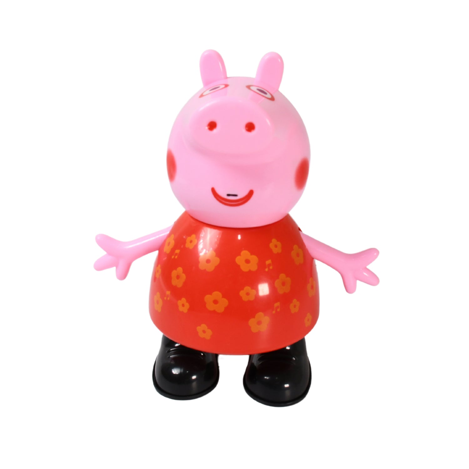 Pig Children Play toy, Pretend Play Toy Fun Gift for Kids, Movable Hands, Legs Pig Pretend Play Toy Set for Kids Children with Soft Rubber Material (1 Pc / Battery Not included) - Bhavnagar Deodap