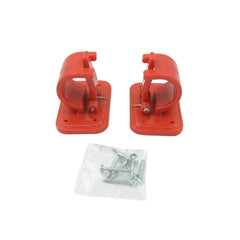 Drill-In Curtain Rod Brackets (2 Pc): Adjustable Hooks, Screws Included (Mix Color), Bathroom, Kitchen - Bhavnagar Deodap