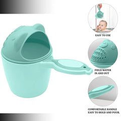 Baby Shampoo Shower Cup Safe Soft Bathing Water Scorpion Baby Bath Tumbler Hair Washing Mug Rainer - Bhavnagar Deodap