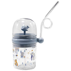 Whale Spray Sippy Cup (1 Pc): Straw, Lid, Spill-Proof, Fun Water Play - Bhavnagar Deodap