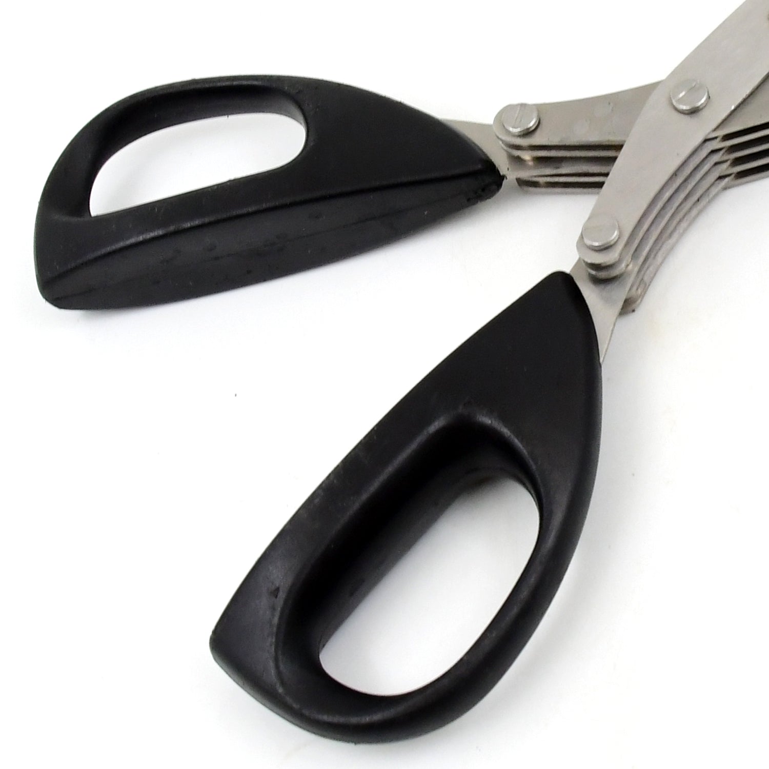 Multifunction Vegetable Stainless Steel Herbs Scissor With Multi Blades (1 Pc / Mix Design) - Bhavnagar Deodap