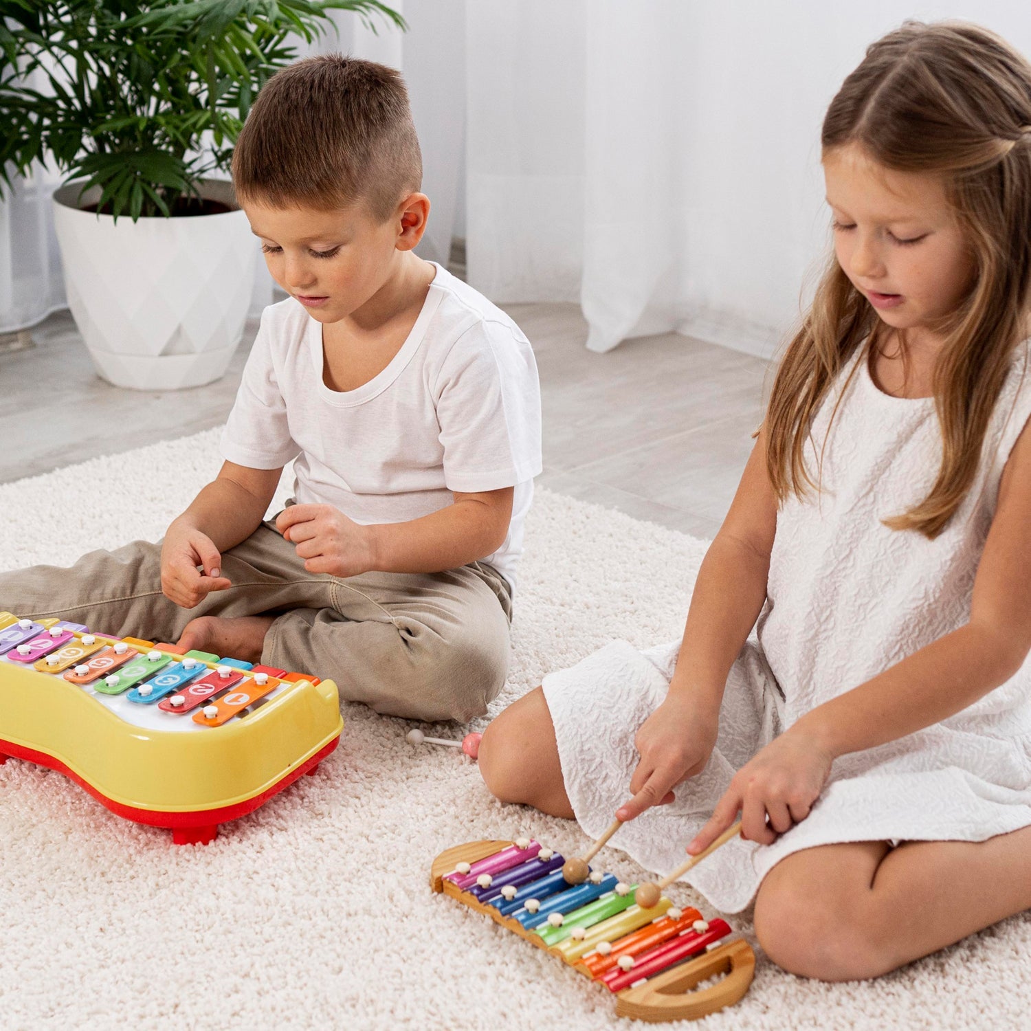 2 in 1 Baby Piano Xylophone Toy for Toddlers, 5 Multicolored Key Keyboard Xylophone Piano, Preschool Educational Musical Learning Instruments Toy for Baby Kids Girls Boys 3+ Years (1 Pc) - Bhavnagar Deodap