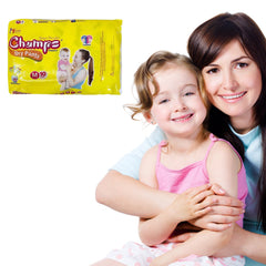 Travel Must-Have: Champs Medium Diaper Pants (10 Pcs) - Leakproof - Bhavnagar Deodap