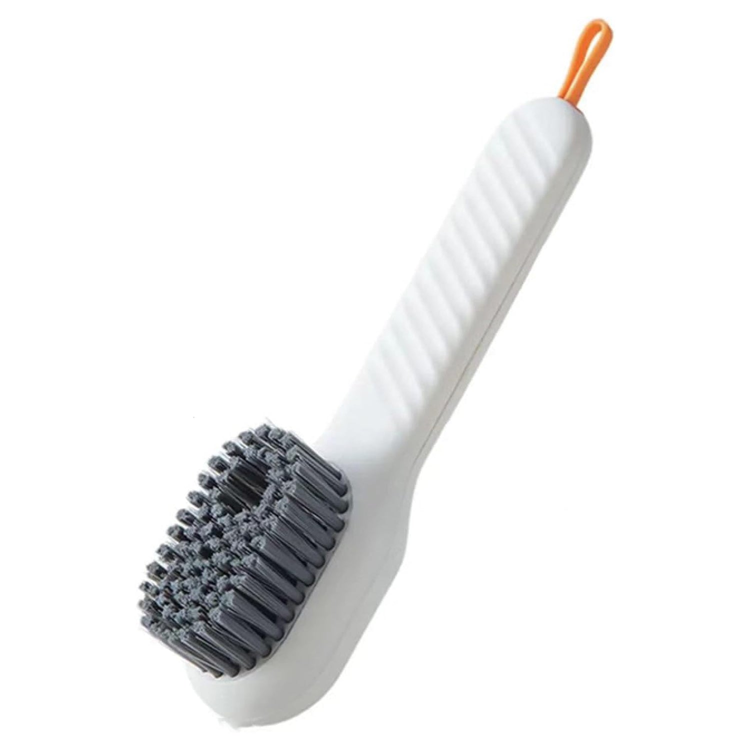 Multifunctional Scrubbing Brush with Liquid / Soap Dispenser, Cleaning Brush with Liquid / Soap Dispenser, Shoe Brush for Cleaning, Cloth Cleaning Brush with Handle Liquid Shoe Brush For Shoe Clothes (1 Pc) - Bhavnagar Deodap