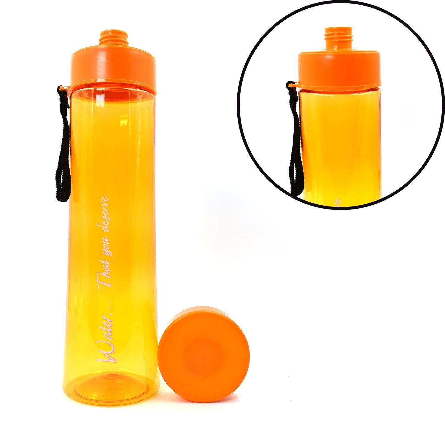 2716 Unbreakable, Leakproof, Durable, BPA Free, Non-Toxic Plastic Water Bottles, 1 Litre (Pack of 3, Assorted Color) 