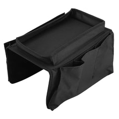 Sofa Arm Rest Hanging Storage Bag, Storage Bag for Sofa Ideal for Sorting Magazines iPad Books (Black) - Bhavnagar Deodap