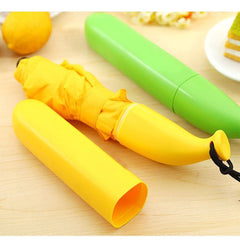 Stylish Banana Shaped Mini Foldable Umbrella - Bhavnagar Deodap