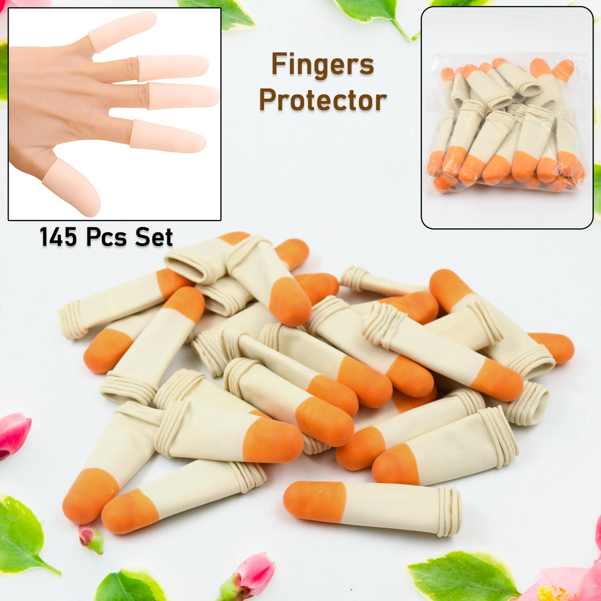 FlexiGuard Silicone Finger Caps