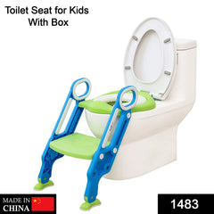 2 in 1 Training Foldable Ladder Potty Toilet Seat for Kids  ----- - Bhavnagar Deodap