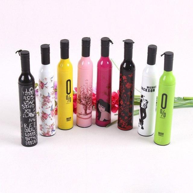 Pocket Folding Wine Bottle Umbrella - Bhavnagar Deodap