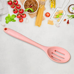 Multipurpose Silicone Spoon, Silicone Basting Spoon Non-Stick Kitchen Utensils Household Gadgets Heat-Resistant Non Stick Spoons Kitchen Cookware Items For Cooking and Baking (1 Pc) - Bhavnagar Deodap