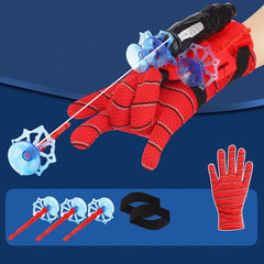 Web Shooter Toy for Kids Fans, Launcher Wrist Gloves Toys For Kids, Boys Superhero Gloves Role-Play Toy Cosplay, Sticky Wall Soft Bomb Funny Children's Educational Toys - Bhavnagar Deodap