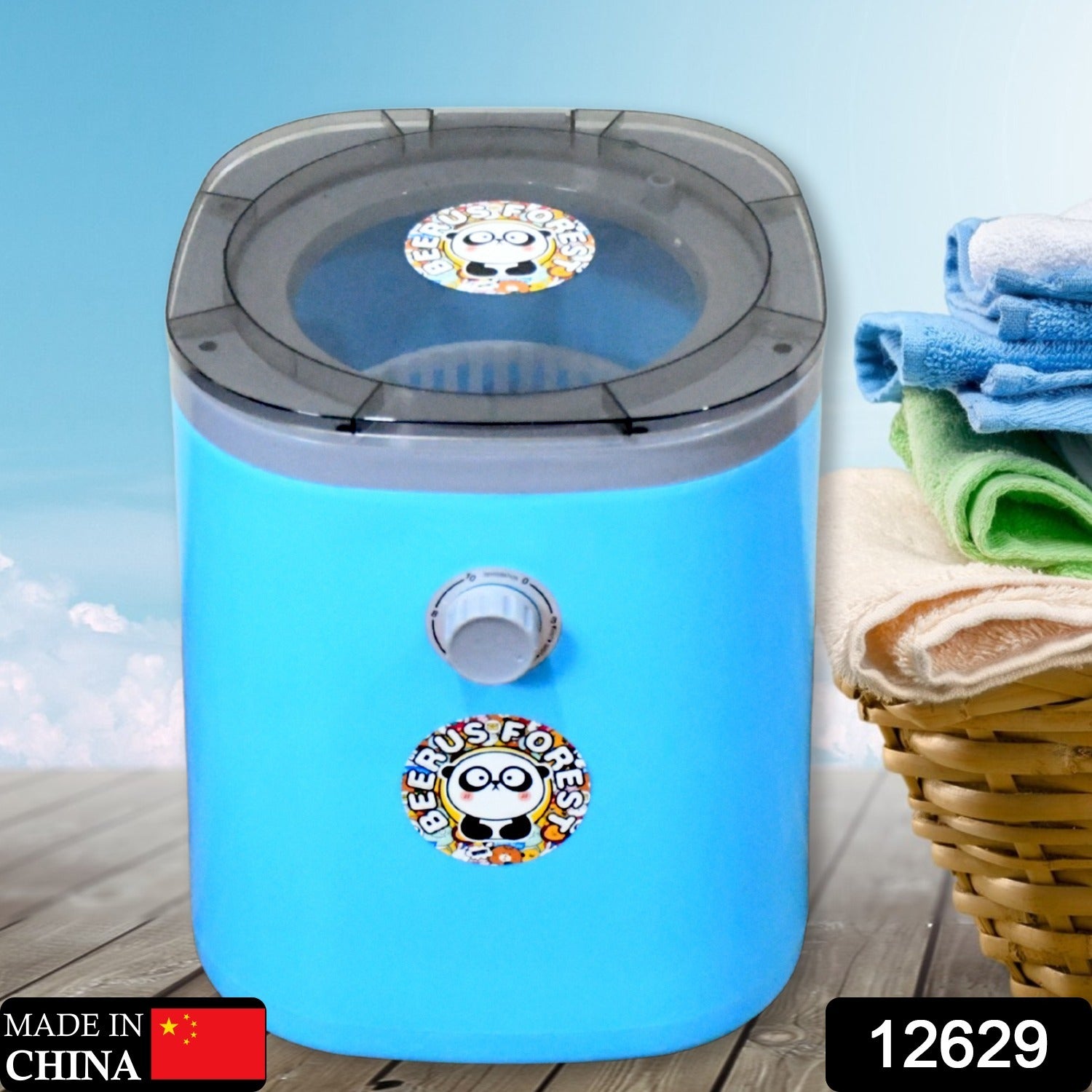 PORTABLE WASHING MACHINE DEEP CLEANING WASHING MACHINE, SUITABLE FOR ALL TYPE CLOTH (11LTR) - Bhavnagar Deodap