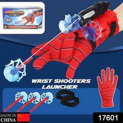 Web Shooter Toy for Kids Fans, Launcher Wrist Gloves Toys For Kids, Boys Superhero Gloves Role-Play Toy Cosplay, Sticky Wall Soft Bomb Funny Children's Educational Toys - Bhavnagar Deodap