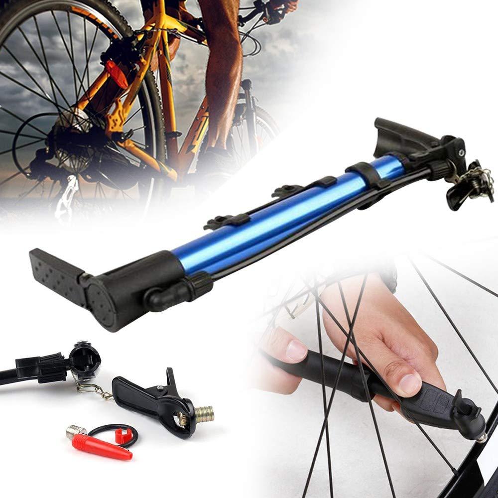 Aluminum Mini Bicycle Air Pump (Multicolor) - Bhavnagar Deodap