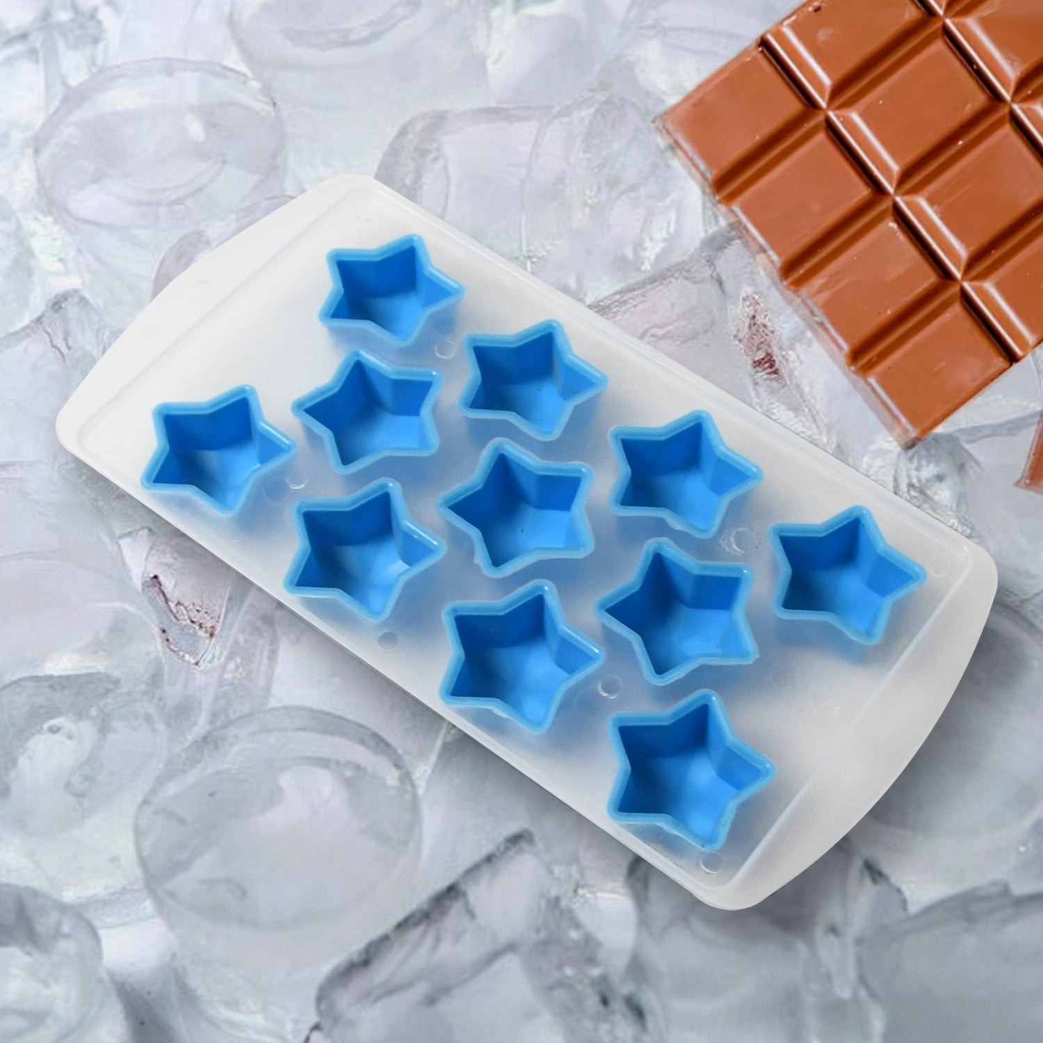 Silicone Mold Ice Cube Tray Creative Sweet Multi Type Ice Tray Buckets, Ice Cube Trays Multi Fruit Shape Ice Tray (1 Pc) - Bhavnagar Deodap