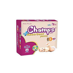 Premium Champs High Absorbent Pant Style Diaper (Small Size / 42 Pcs) - Bhavnagar Deodap