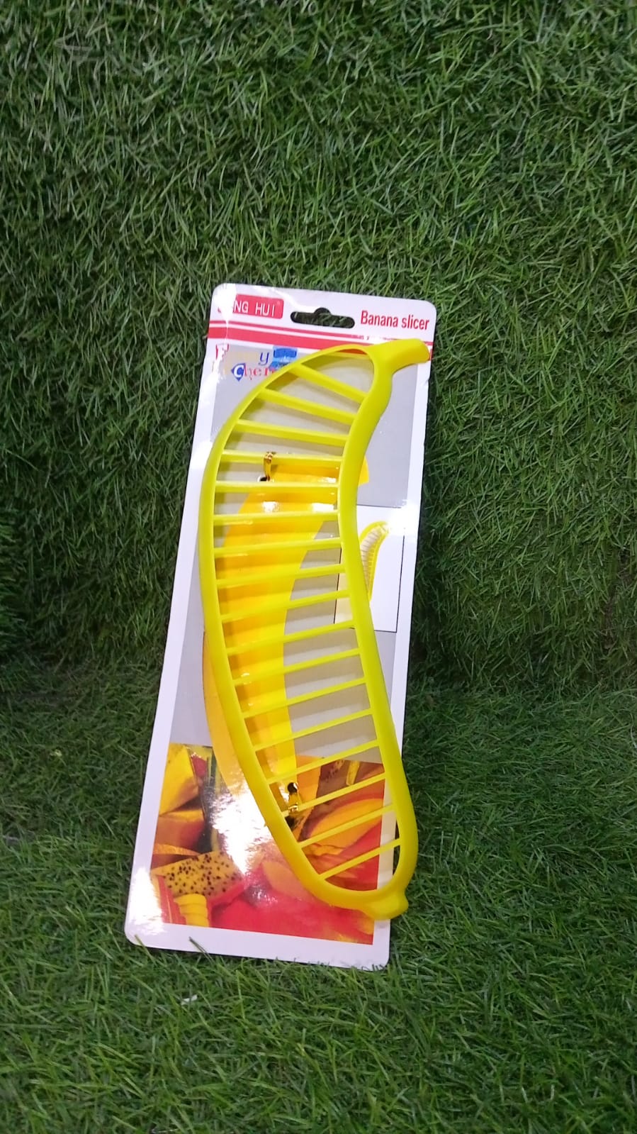 Banana Slicer- Perfect for Fruit Salads Handle Plastic Banana Fruit Slicer Cutter Chopper - Bhavnagar Deodap