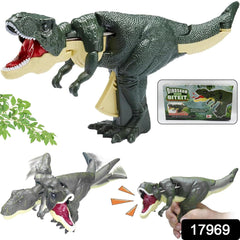 Dinosaur Roaring Toys Trigger, Dinosaurs Toys with Dinosaur Sound Lighting Model Vibrating Head Moving (3 + Years / 1 Pc) - Bhavnagar Deodap