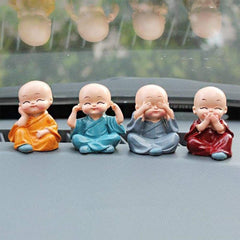 baby buddha 4Pc and show piece used for house, office and official decorations etc. - Bhavnagar Deodap