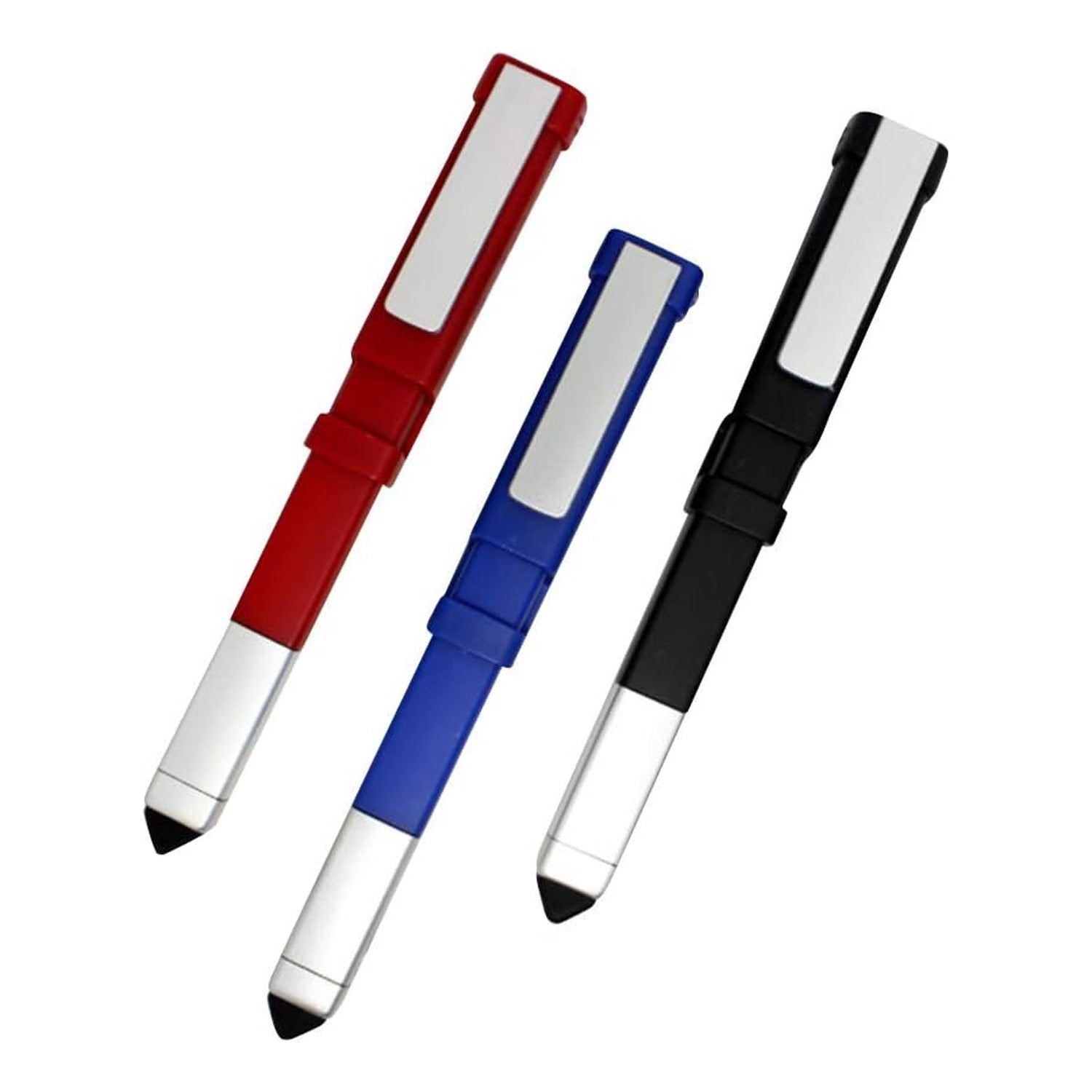 Pen-Shaped Phone Holder with Screwdriver Sets, Multi-Function Pen 4 in 1 Tech Tool Pen, Portable Phone Tools with Capacitive Stylus Ball Point Pen Mobile - Bhavnagar Deodap