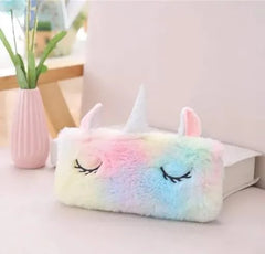 Unicorn Pencil Pouch Pencil Pouch Storage Bag Soft Cute Pouches Cotton Pouch - Bhavnagar Deodap