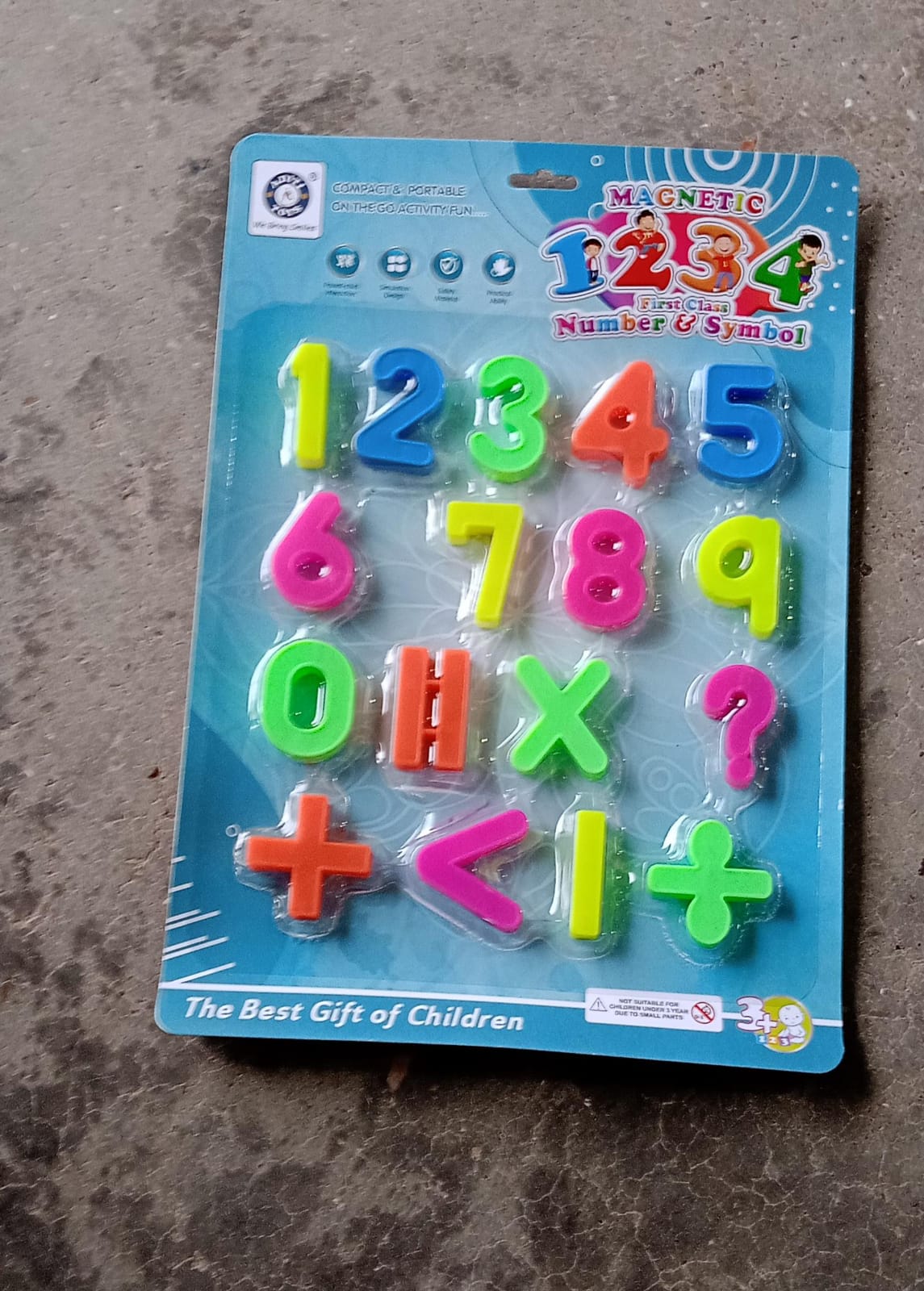 AT42 Magnetic Number Symbol Baby Toy and game for kids and babies for playing and enjoying purposes. - Bhavnagar Deodap