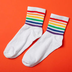 1 PAIR SOCKS PRINTED TRENDY MULTIPLE DESIGNER SOCKS (3 Different Size / Mix Design)<br> - Bhavnagar Deodap