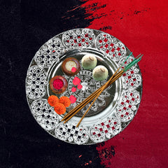 Beautiful Pooja Thali Set: Perfect for Everyday Use or Special Occasions - Bhavnagar Deodap