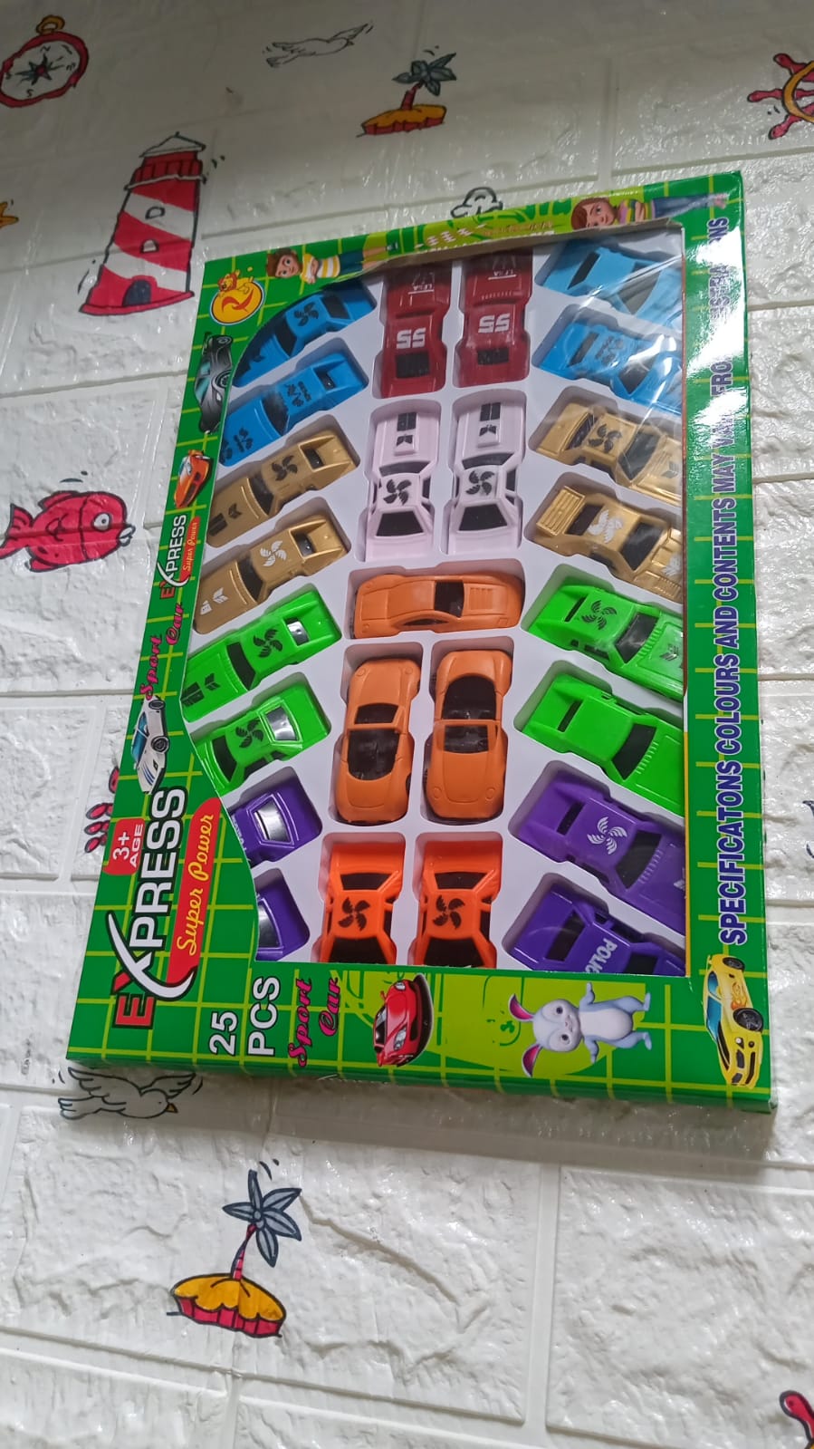 Super Racer Power Car Set (Set of 25Pcs) - Bhavnagar Deodap