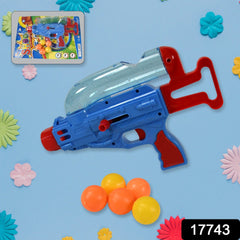 Manual Shooting 5 Ball Gun Toy shoot super ping pong gun for kids, Plastic Balls Shooting Gun Toys For Boys Kids High Quality Gun - Bhavnagar Deodap