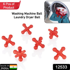 Reusable Eco-Friendly Laundry Washing Balls for Washing Machine, Laundry dryer Ball (6 Pc Set) - Bhavnagar Deodap