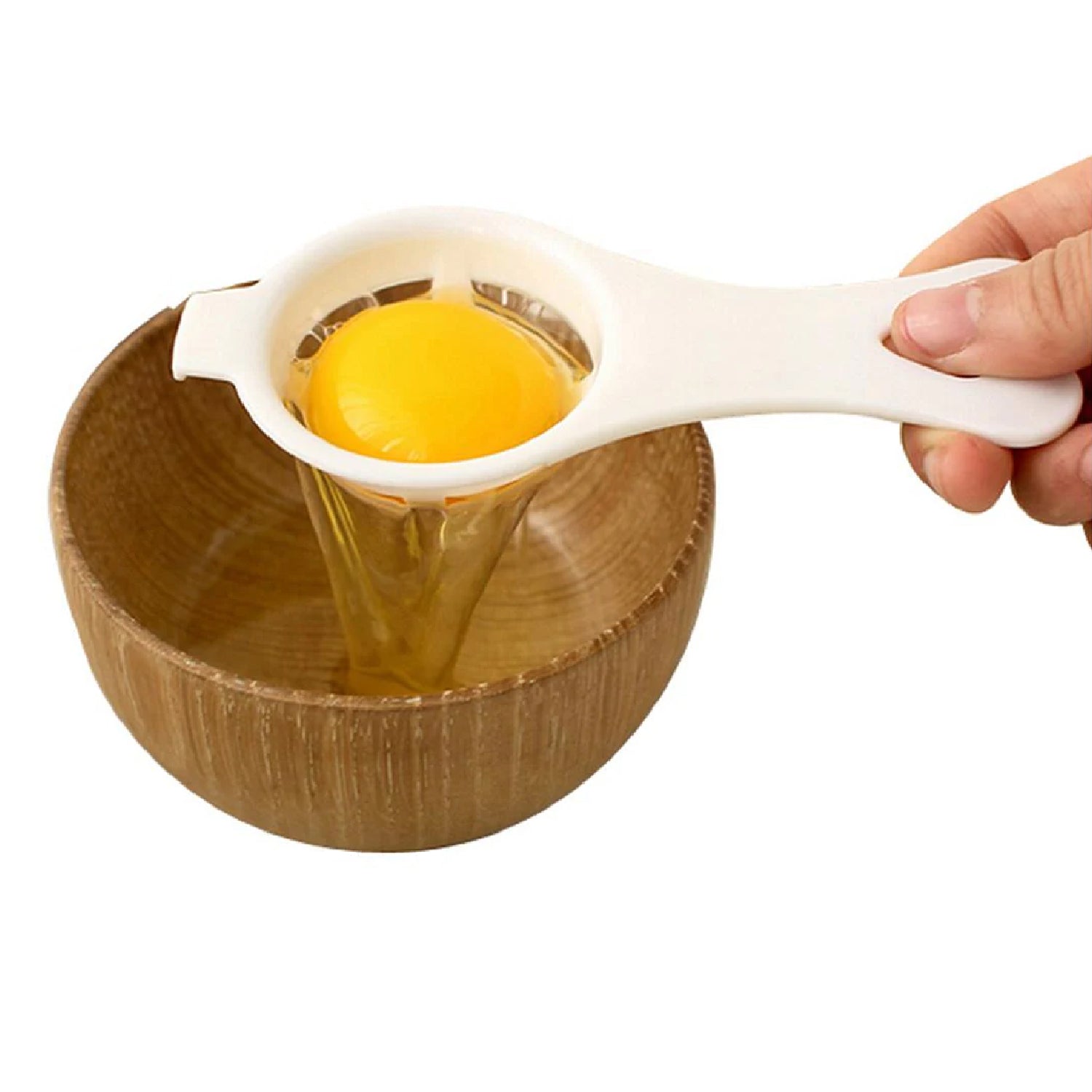 Egg Yolk Separator, Egg White Yolk Filter Separator, Egg Strainer Spoon Filter Egg Divider - Bhavnagar Deodap