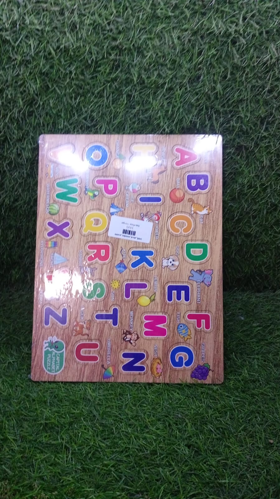 Wooden Capital Alphabets Letters Learning Educational Puzzle Toy for Kids. - Bhavnagar Deodap