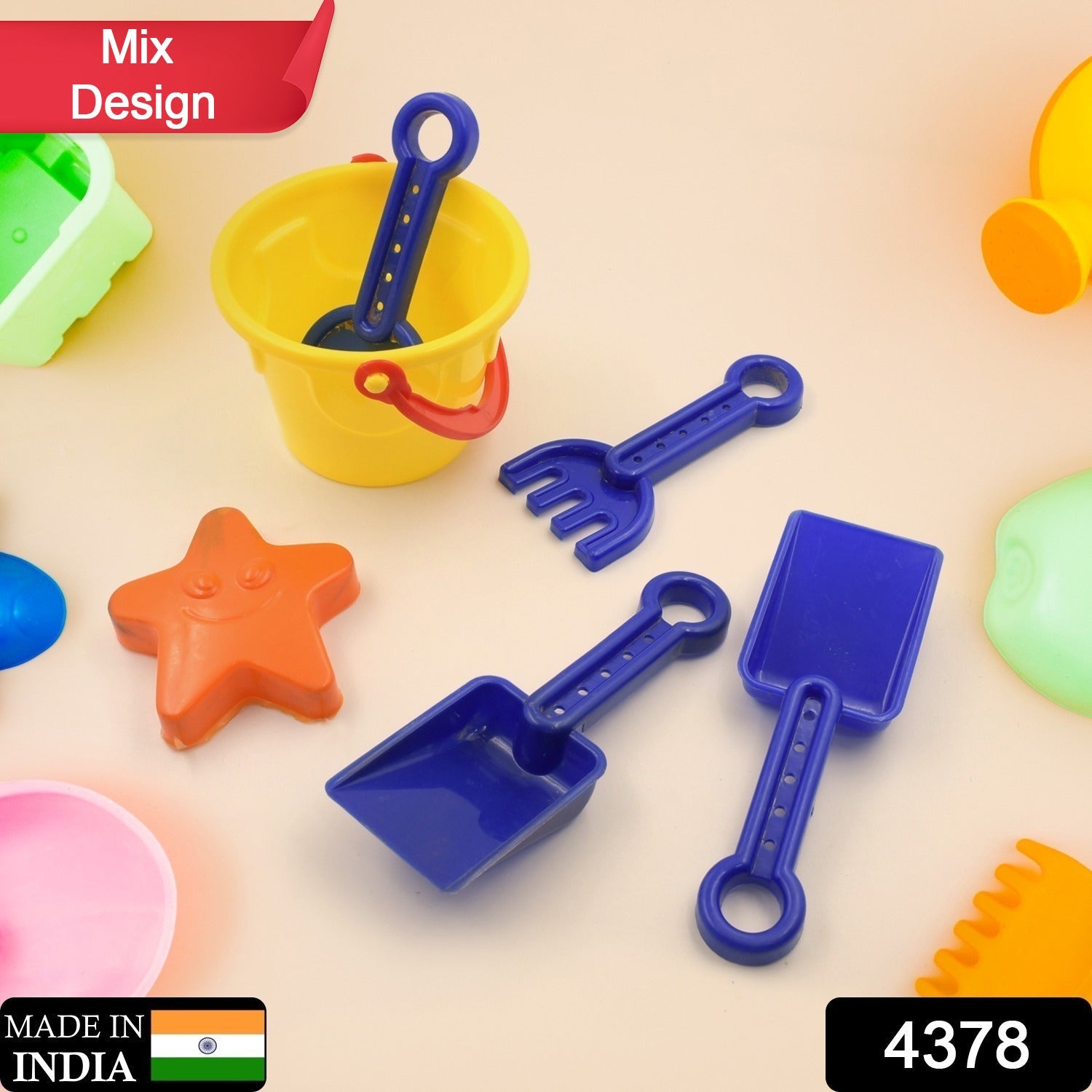 Mix Gardening Beach Toy Set Bucket Sand Modul Shovel Spade Tools Water Can Sand Garden Pretend Role Play Set Children Learn Play Fun Toddler Kids Set Gift for Boys Girls - Bhavnagar Deodap