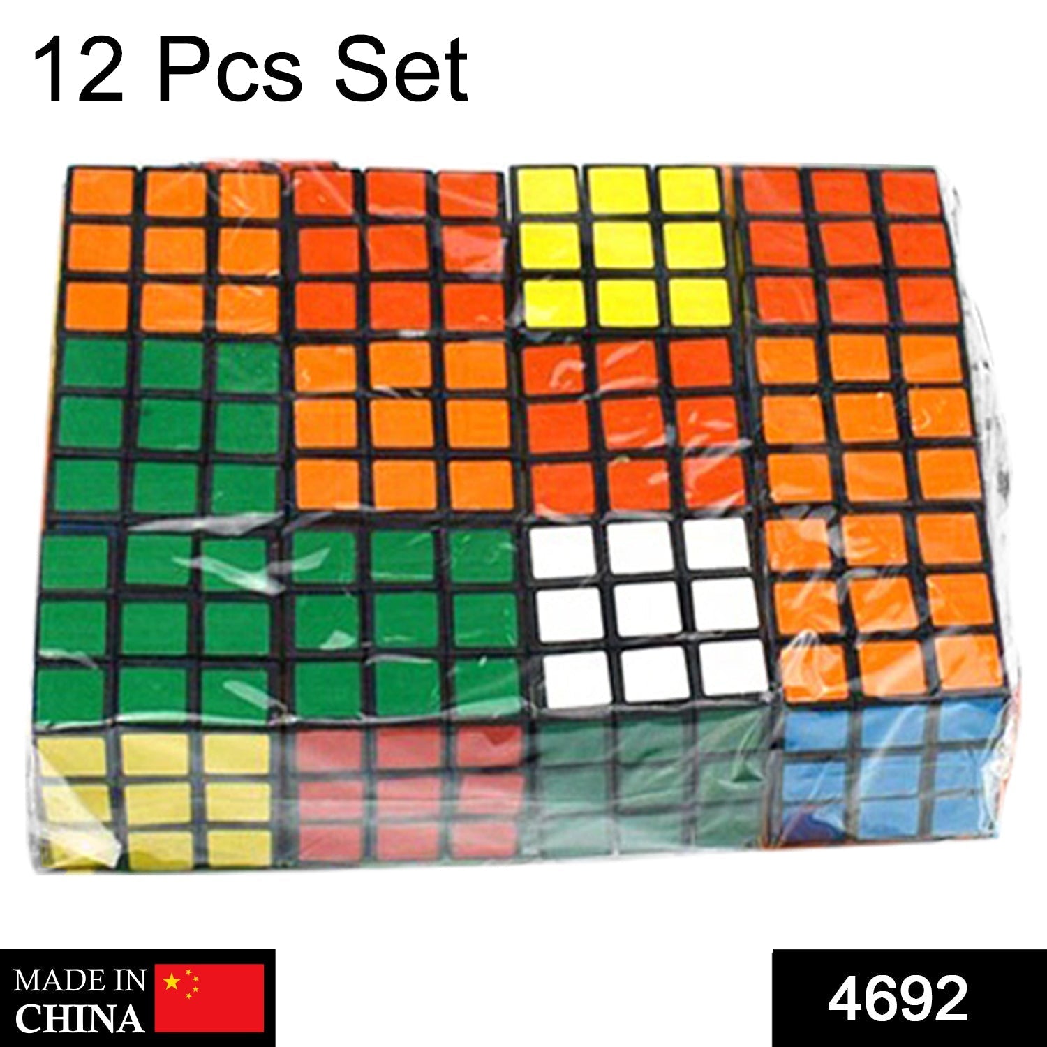 4692 High Speed Multicolor Cube (Pack of 12) 